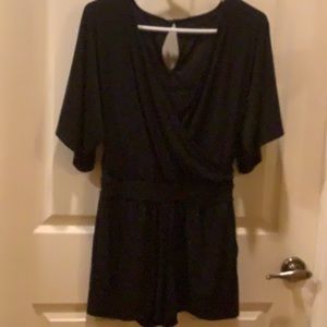 WHBM Black Romper